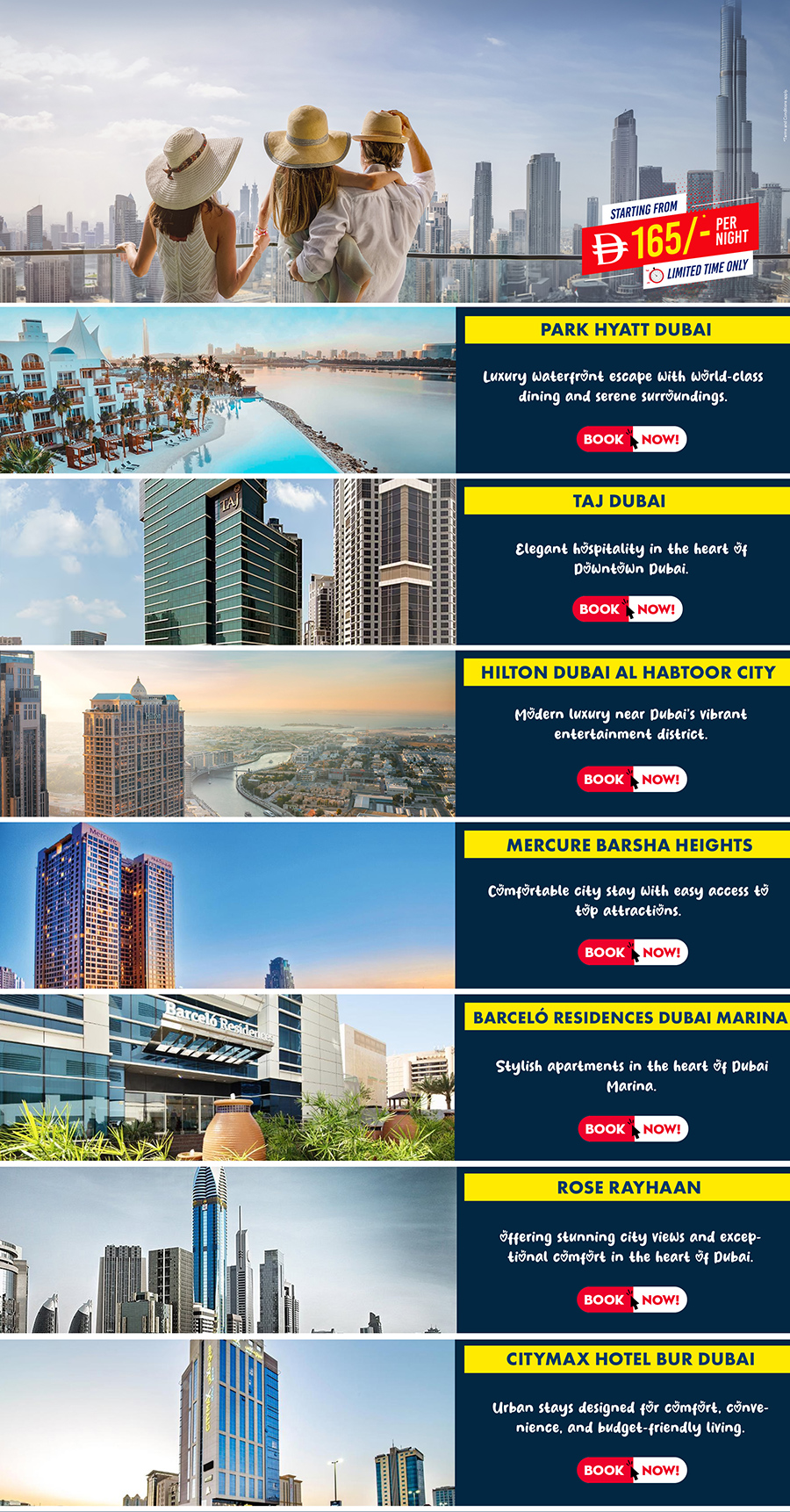 UAE Staycation deals from al Tayer holidays